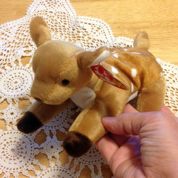 Ty Beanie Whisper the Deer Fawn - vintage, 1997 - Picture 1 of 7